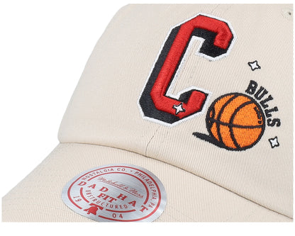 Swagger HWC Cream Dad Cap Chicago Bulls
