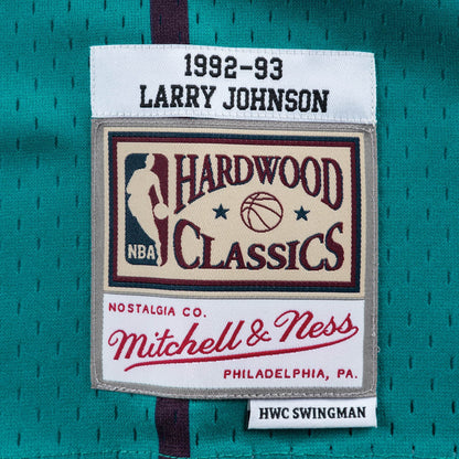 NBA Swingman Jersey Charlotte Hornets Road 1992-93 Larry Johnson