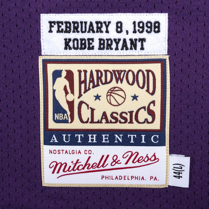 NBA Authentic Jersey All Star West 1998 Kobe Bryant