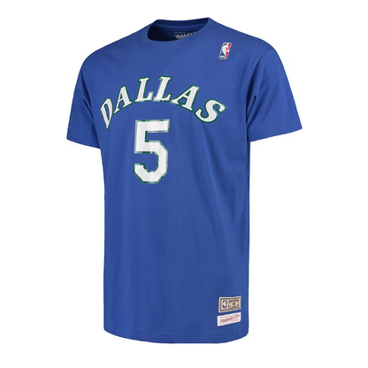 NBA Name & Number Tee Dallas Mavericks Jason Kidd