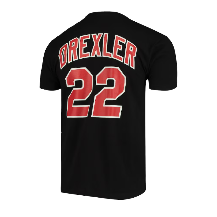 NBA Name & Number Tee Portland Trail Blazer Clyde Drexler