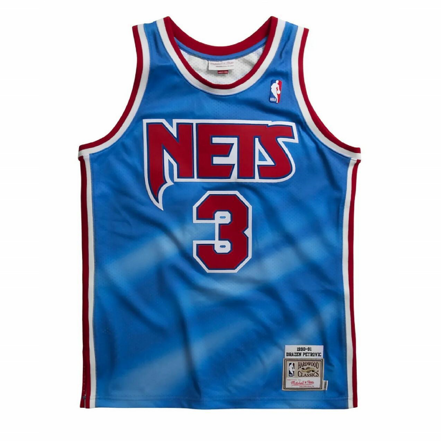 Authentic Jersey New Jersey Nets 199091 Drazen Petrovic Mitchell and