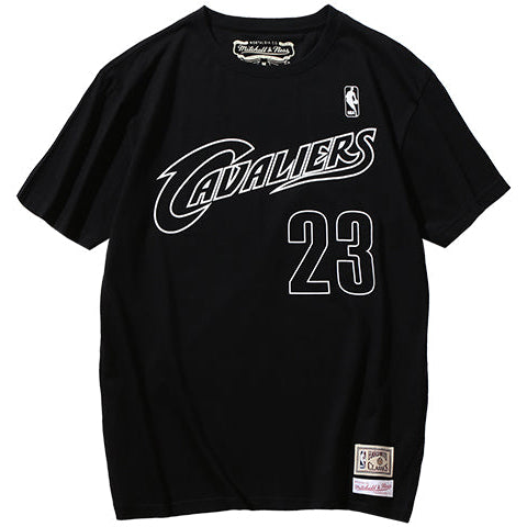 NBA Name & Number Tee Cleveland Cavaliers Lebron James