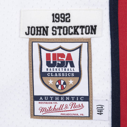 Authentic Jersey Team USA 1992 John Stockton