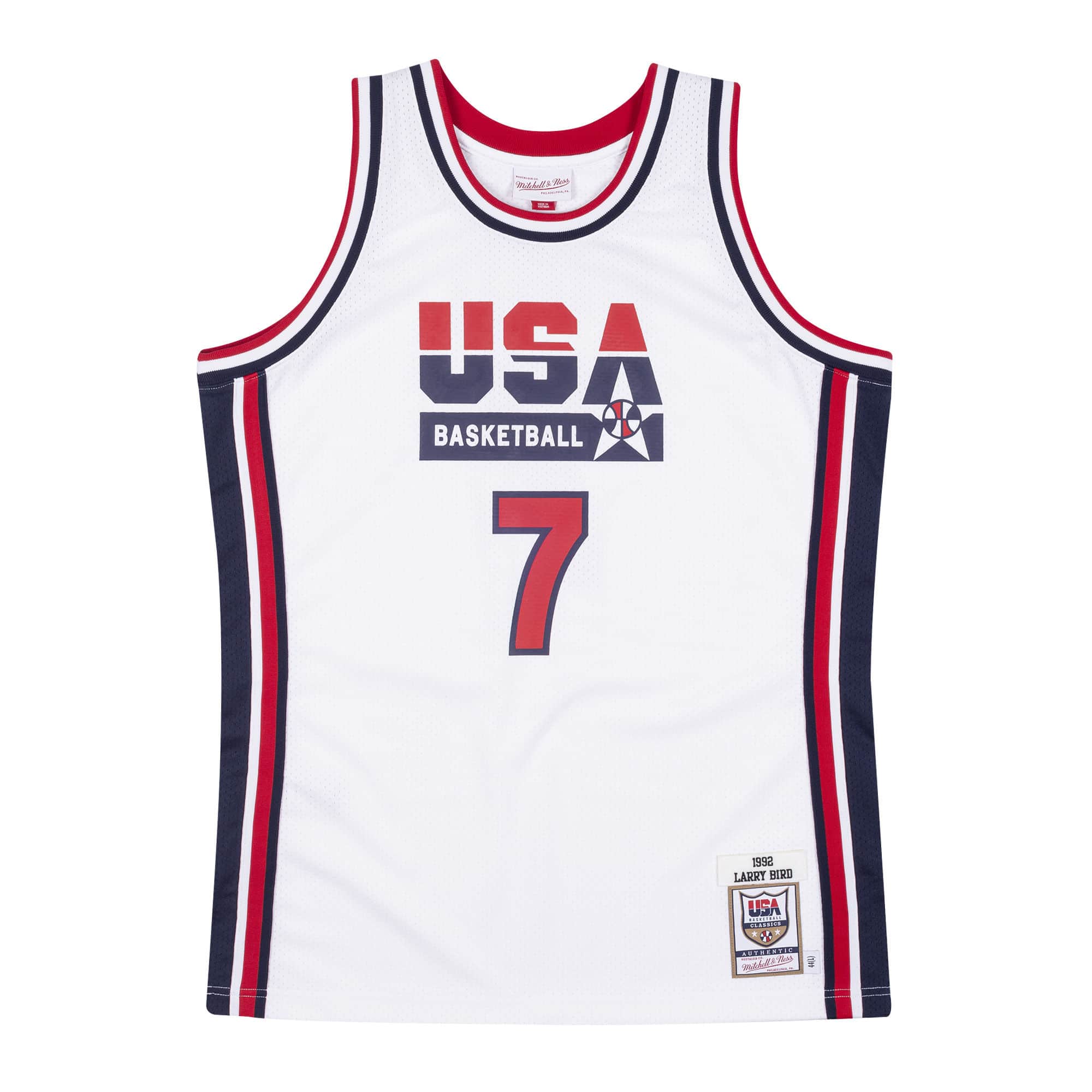 Authentic Jersey Team USA 1992 Larry Bird – Mitchell and Ness Hong Kong
