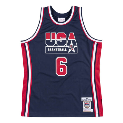 Authentic Jersey Team USA 1992 Patrick Ewing
