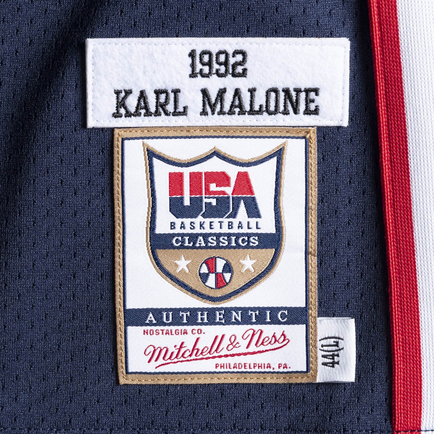 Authentic Jersey Team USA 1992 Karl Malone