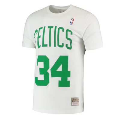 NBA Name & Number Tee Boston Celtics Paul Pierce