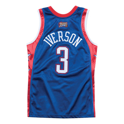 Authentic Jersey All Star East 2004 Allen Iverson