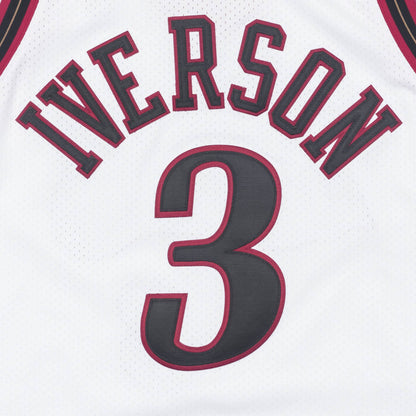 Authentic Jersey Philadelphia 76ers Home 1997-98 Allen Iverson