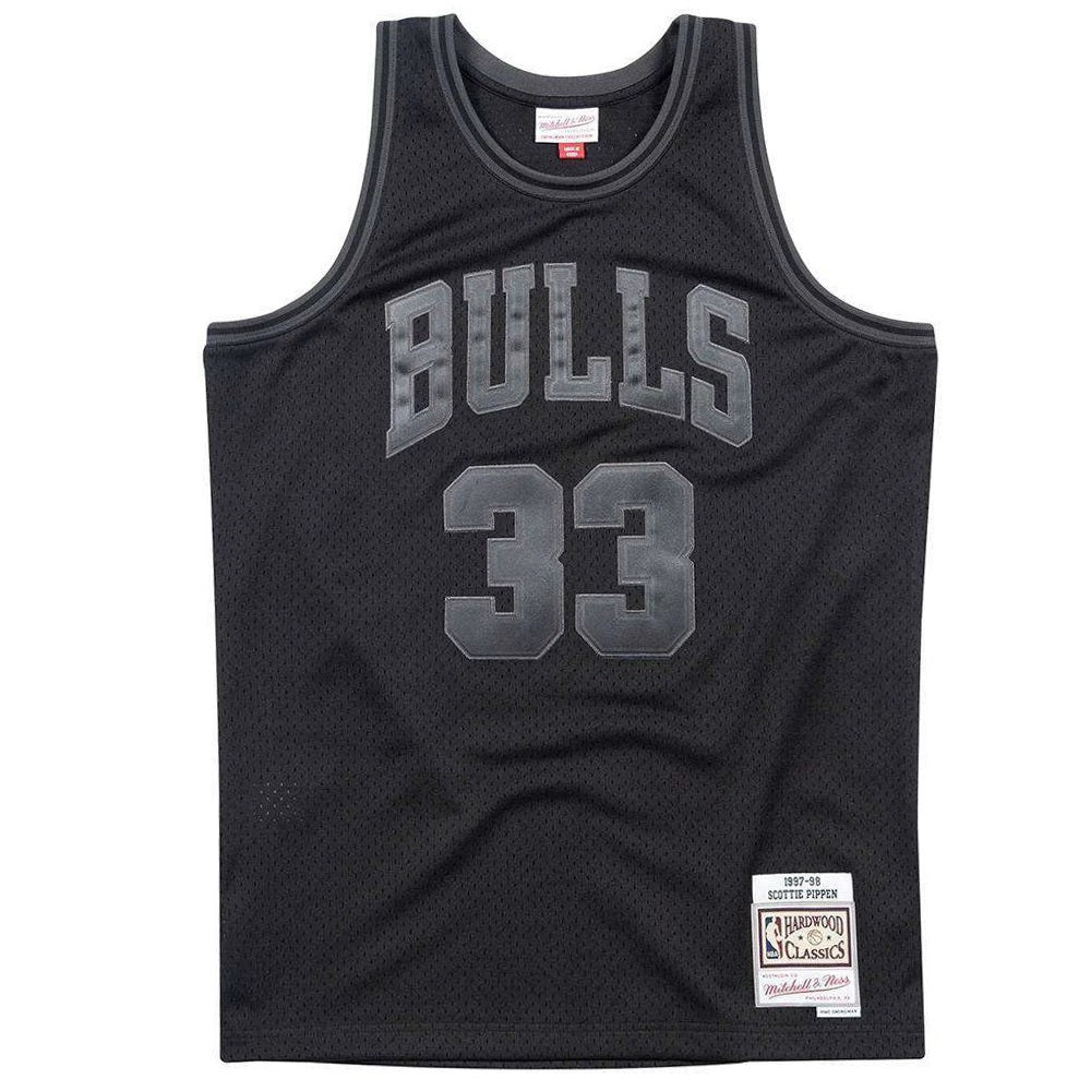 NBA Tonal Black Swingman Jersey Chicago Bulls 1997-98 Scottie Pippen