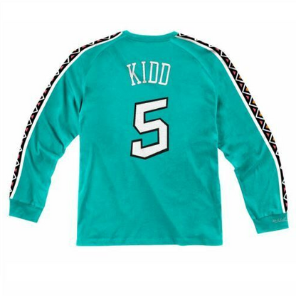 Name & Number Long Sleeve Tee All Star 1996 Jason Kidd