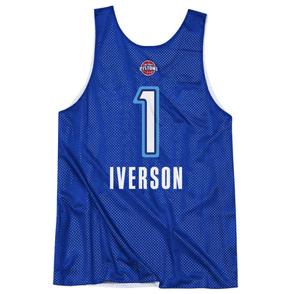 NBA Reversible Mesh Tank Detroit Pistons All Star 2009 Allen Iverson
