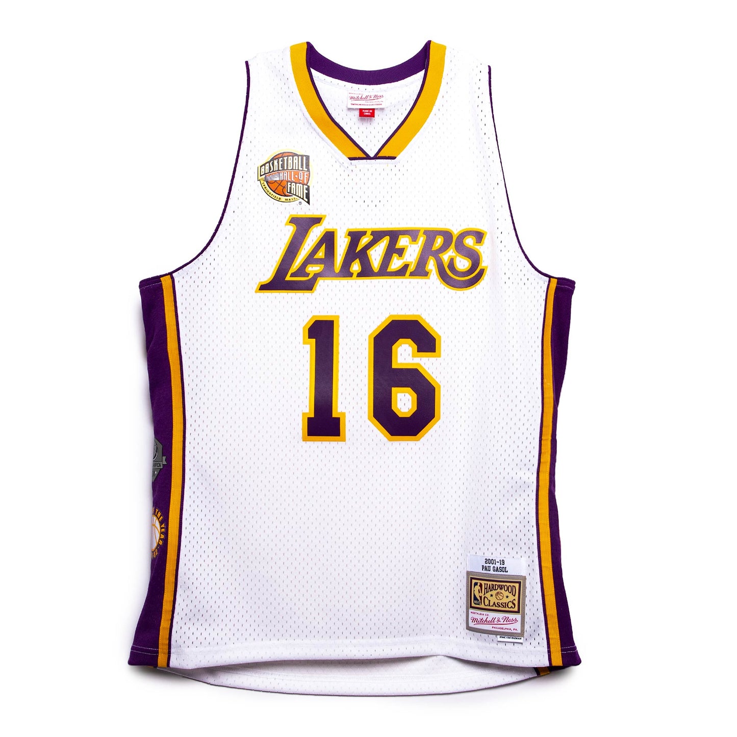 NBA HOF Swingman Jersey Los Angeles Lakers Pau Gasol