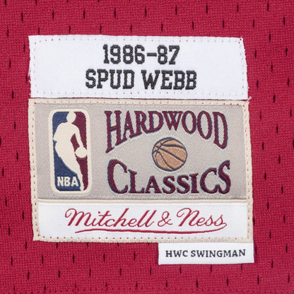 NBA Swingman Jersey Atlanta Hawks Road 1986-87 Spud Webb