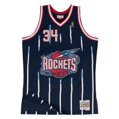 NBA Swingman Jersey Houston Rockets Road 1996-97 Hakeem Olajuwon