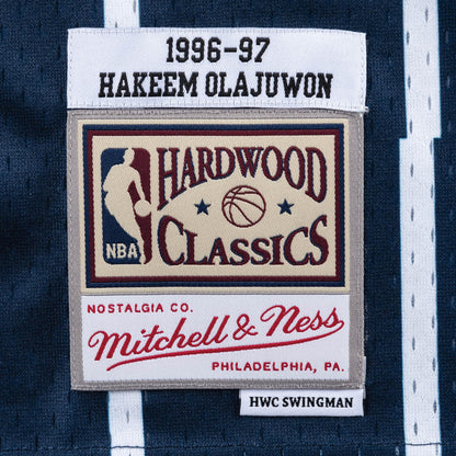 NBA Swingman Jersey Houston Rockets Road 1996-97 Hakeem Olajuwon