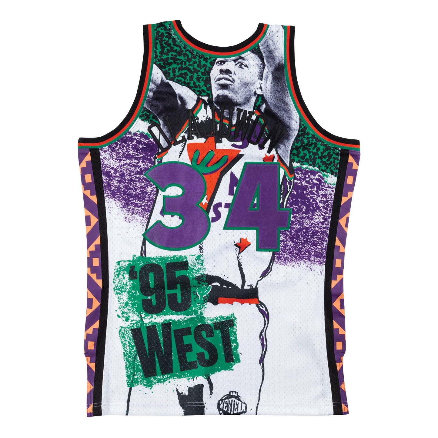 NBA Sublimated Swingman Jersey All Star West 1996 Hakeem Olajuwon