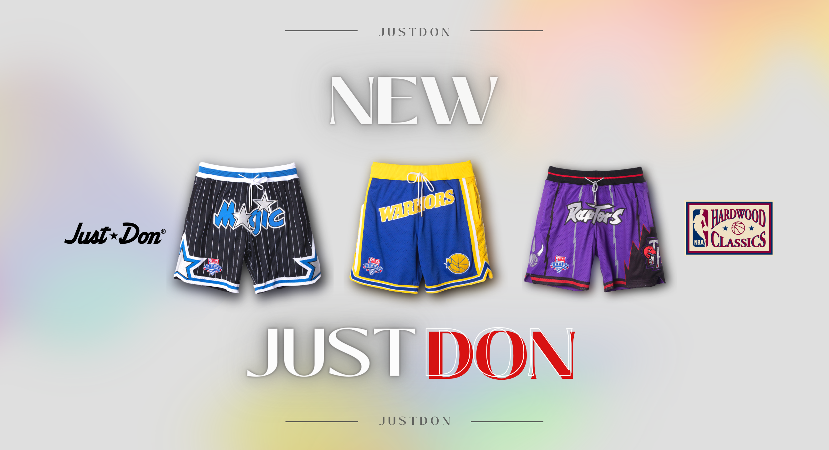 NBA TORONTO RAPTORS 1995 JUST DON HARDWOOD CLASSICS SHORTS