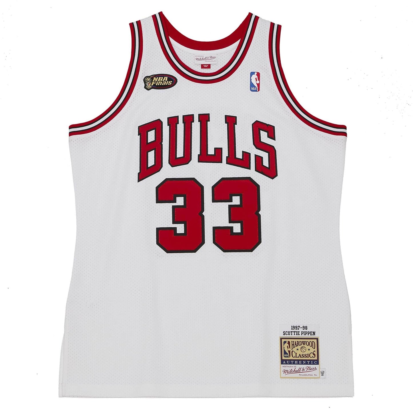 Authentic Jersey Chicago Bulls Finals 1997-98 Scottie Pippen