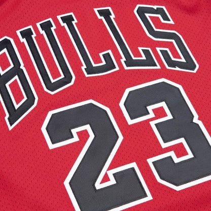 Authentic Jersey Chicago Bulls Road Finals 1997-98 Michael Jordan
