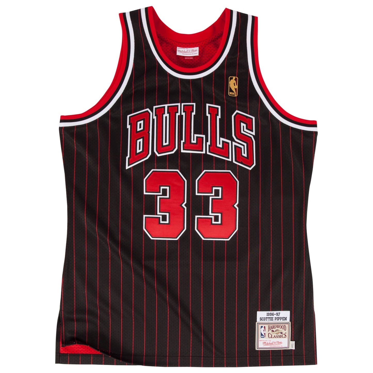 Authentic Jersey Chicago Bulls 1996-97 Scottie Pippen