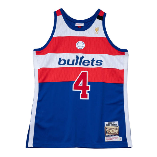 Authentic Jersey Washington Bullets 1996-97 Chris Webber
