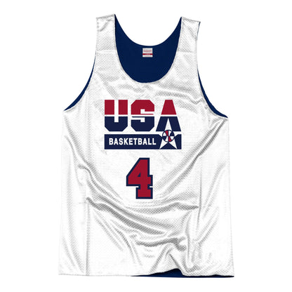 NBA Authentic Reversible Practice Jersey Team USA 1992 Christian Laettner