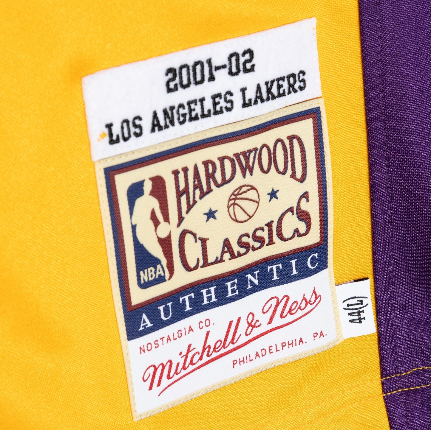 NBA Authentic Shooting Shirt Los Angeles Lakers 2001-02