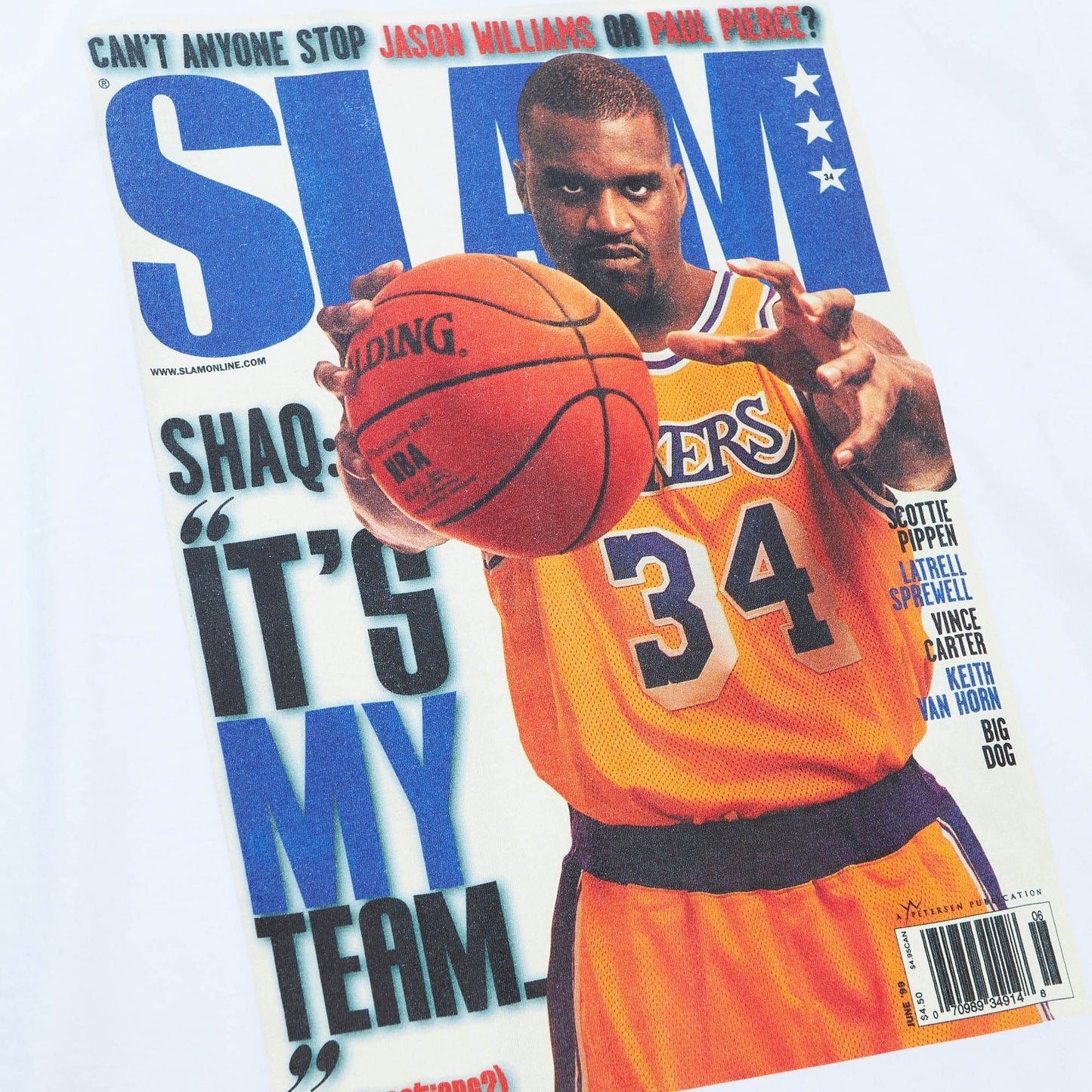 Slam Cover Tee Los Angeles Lakers Shaquille O'Neal