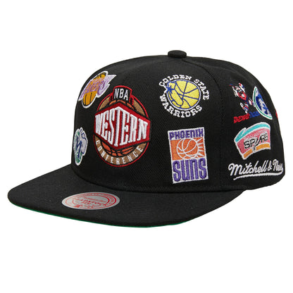 NBA All Over Conference Deadstock Snapback HWC West