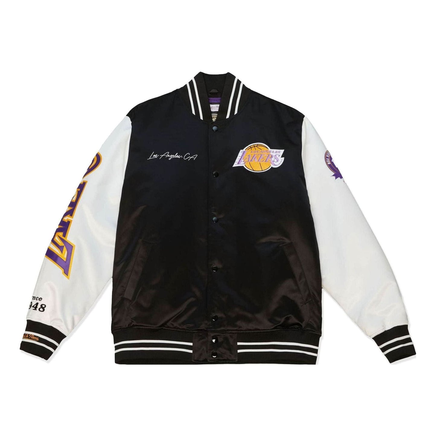 NBA TEAM ORIGINS VARSITY SATIN JACKET - LOS ANGELES LAKERS