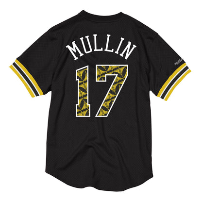 NBA Name & Number Mesh Crewneck Golden State Warriors Chris Mullin