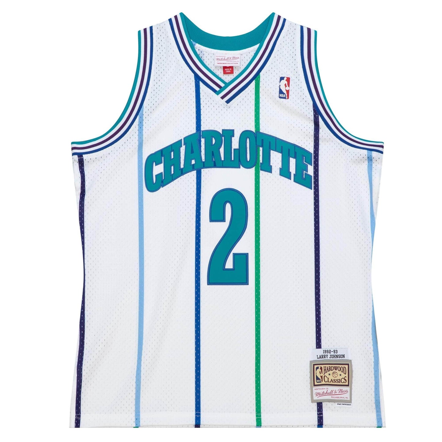 NBA Swingman Jersey Charlotte Hornets 1992-93 Larry Johnson