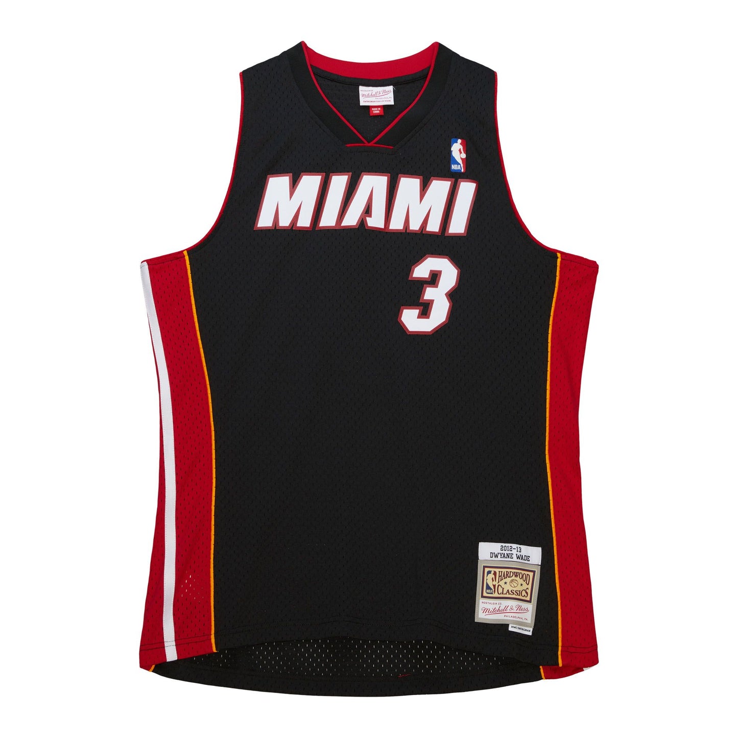 NBA Swingman Jersey Miami Heat Black 2012-13 Dwyane Wade