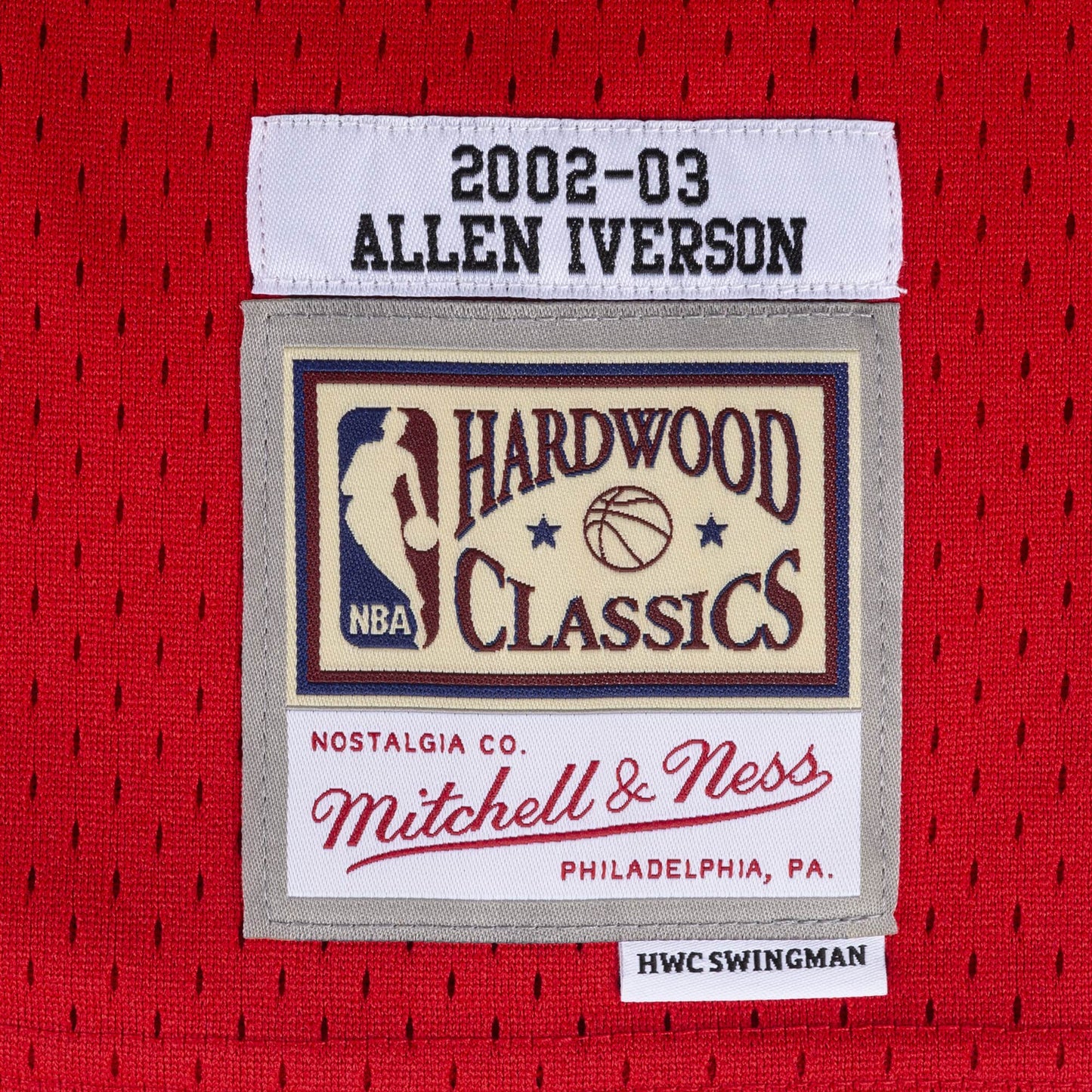 NBA Swingman Jersey Philadelphia 76ers 2002-03 Allen Iverson
