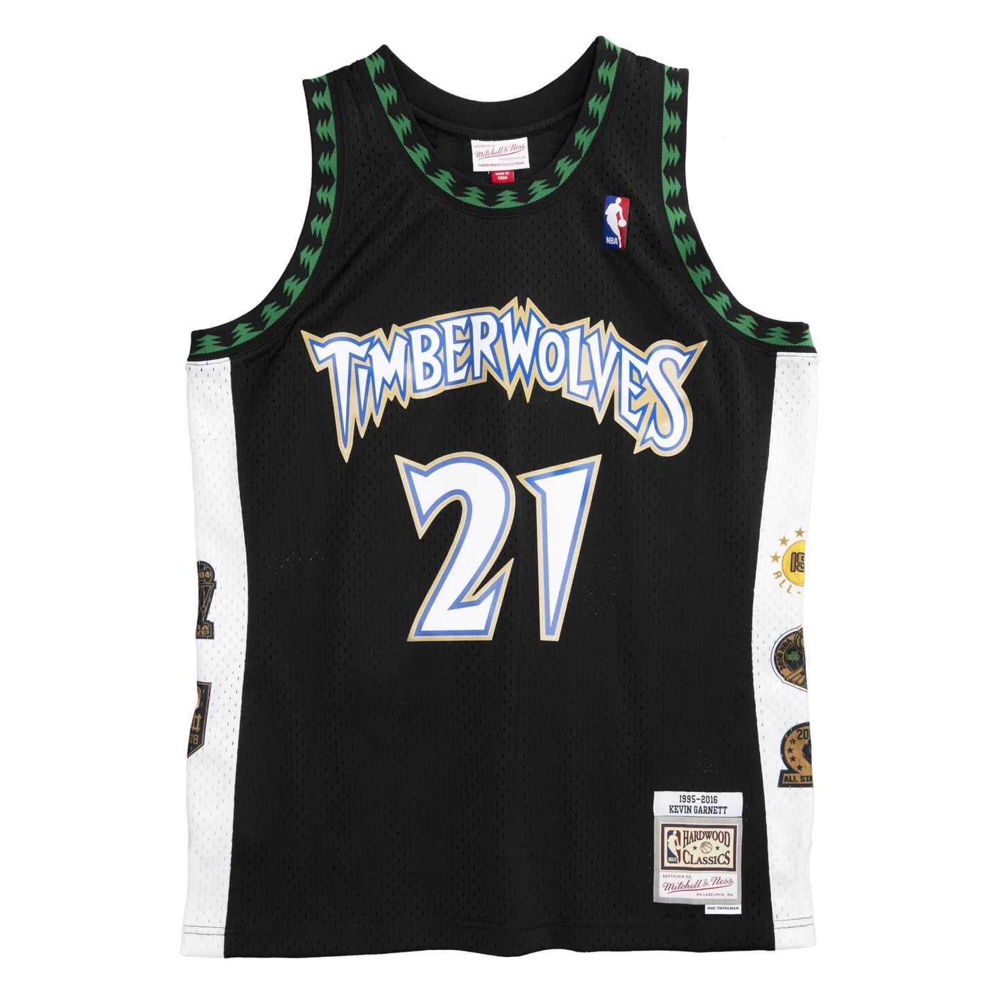 NBA HOF Swingman Jersey Minnesota Timberwolves 1995-2016 Kevin Garnett