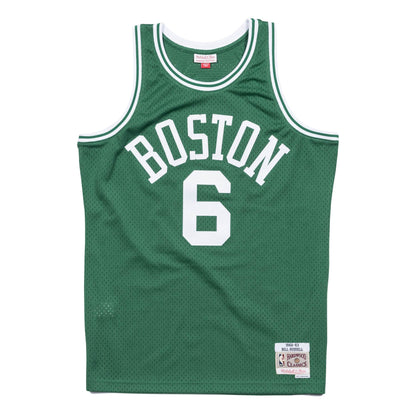 NBA Swingman Jersey Boston Celtics Road 1962-63 Bill Russell
