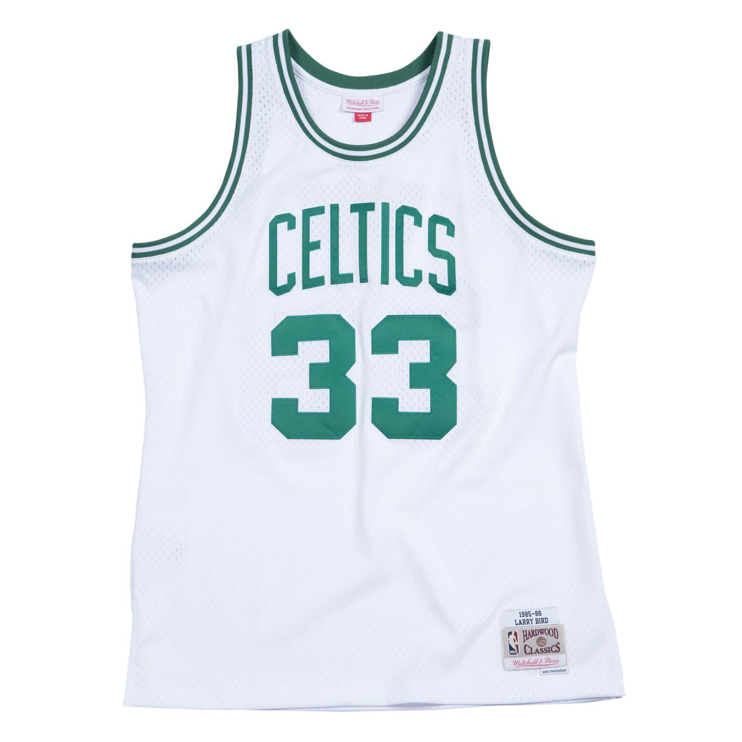 NBA Swingman Jersey Boston Celtics Home 1985-86 Larry Bird
