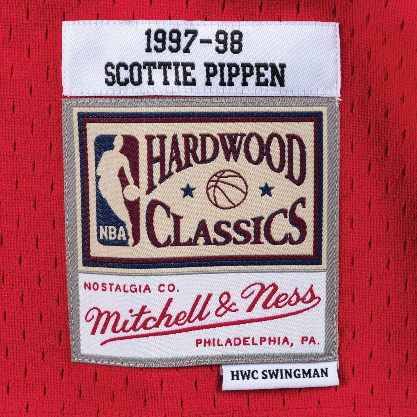 NBA Swingman Jersey Chicago Bulls Road 1997-98 Scottie Pippen