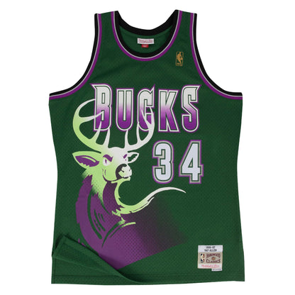 NBA Swingman Jersey Milwaukee Bucks Alternate 1996-97 Ray Allen