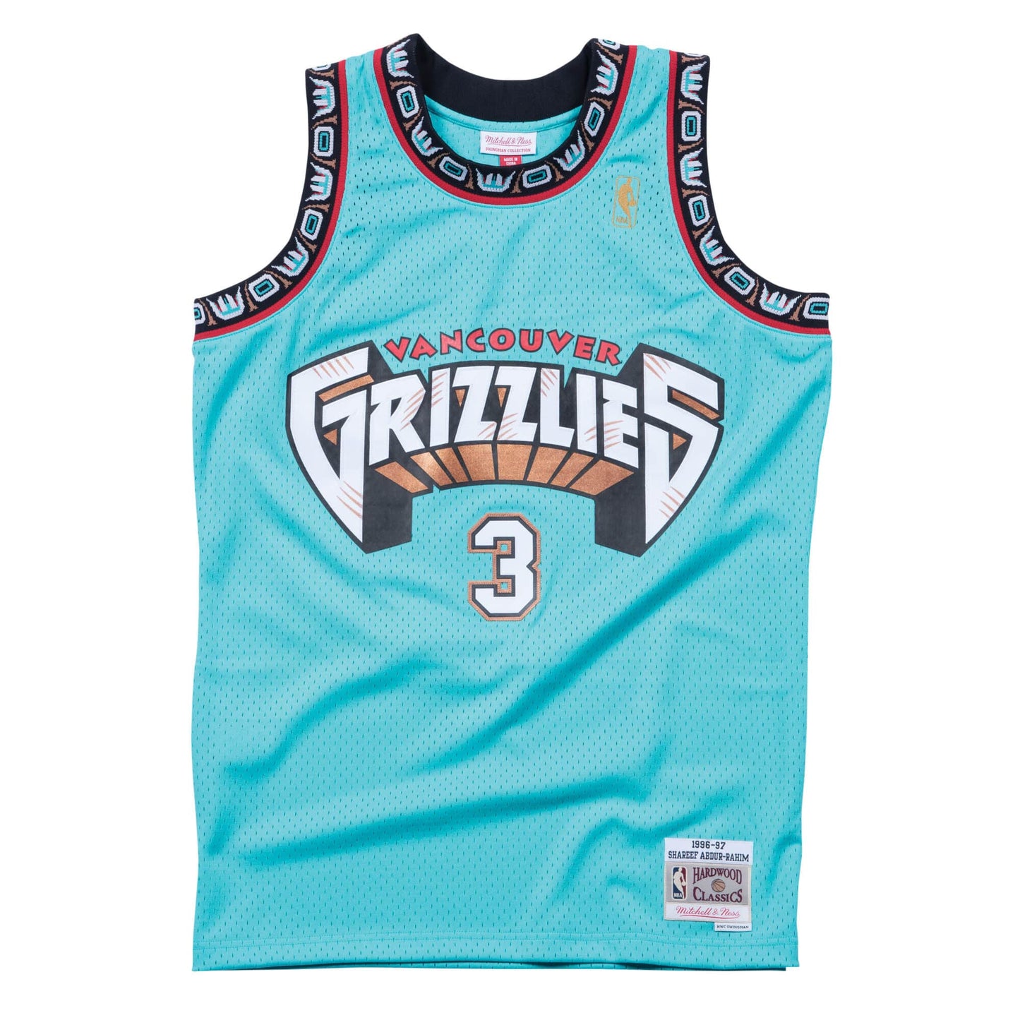 NBA Swingman Jersey Vancouver Grizzlies Road 1996-97 Shareef Abdur-Rahim