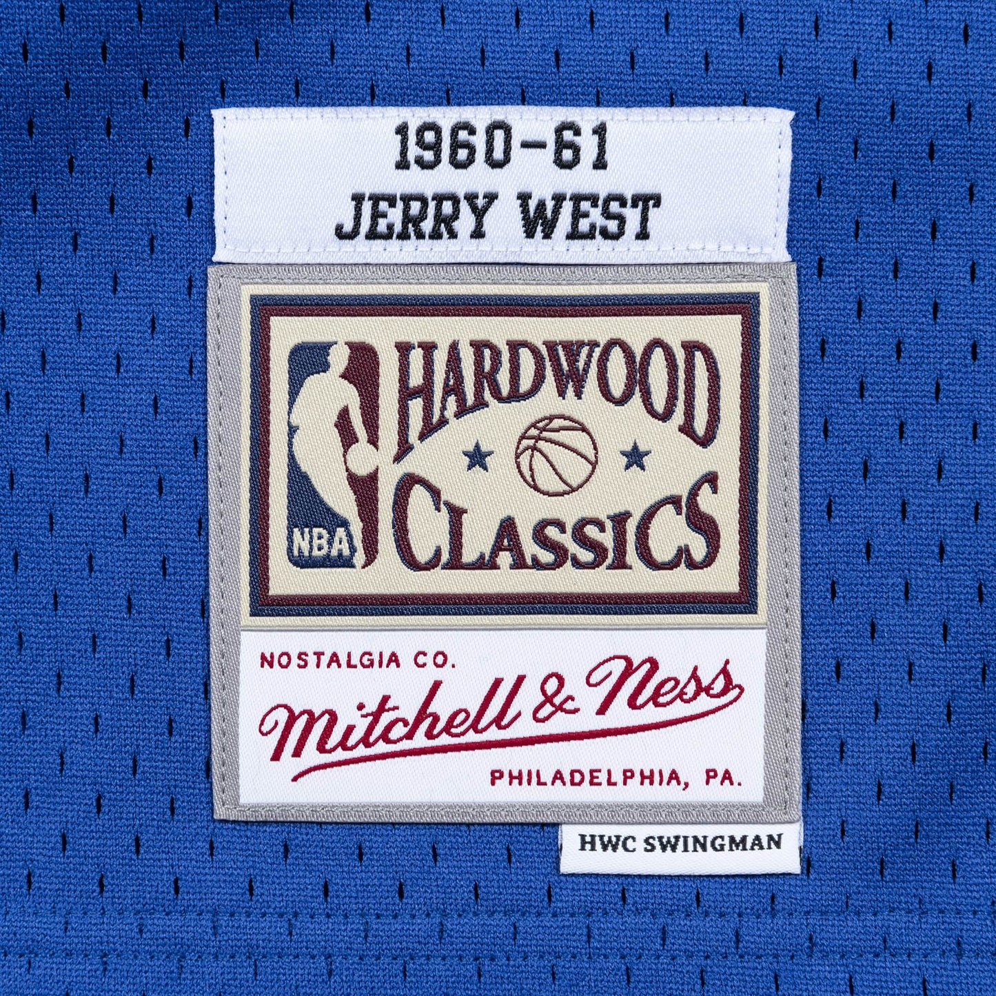 NBA Swingman Jersey Los Angeles Lakers Road 1960-61 Jerry West
