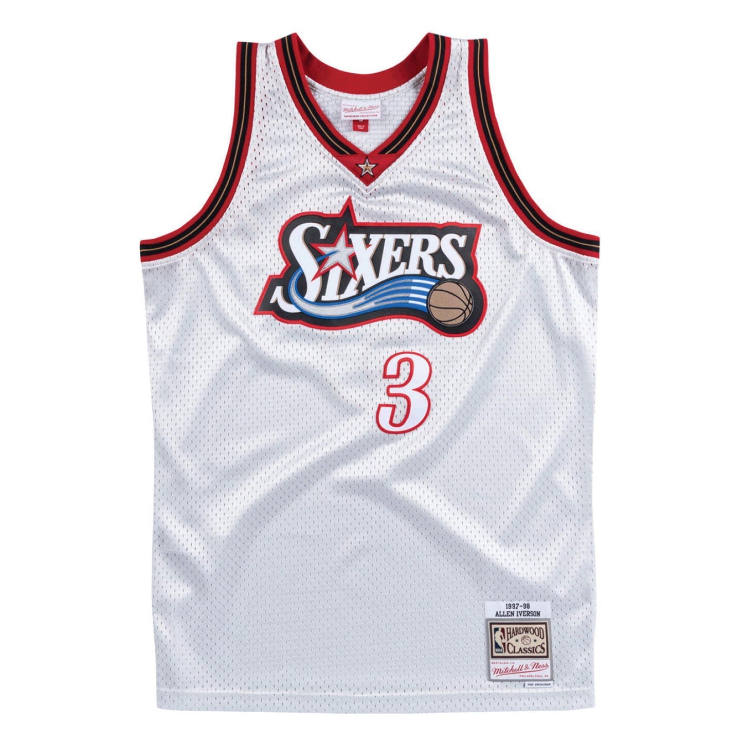 NBA Platinum Swingman Jersey Philadelphia 76ers 1997-98 Allen Iverson
