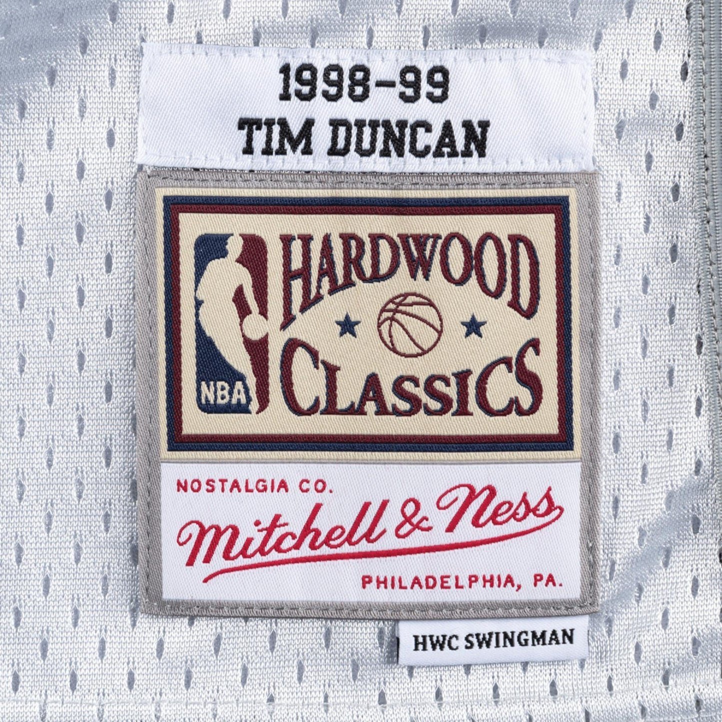 NBA Platinum Swingman Jersey San Antonio Spurs 1998=99 Tim Duncan