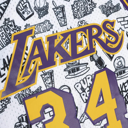 NBA Doodle Swingman Jersey Los Angeles Lakers 1996-97 Shaquille O'Neal