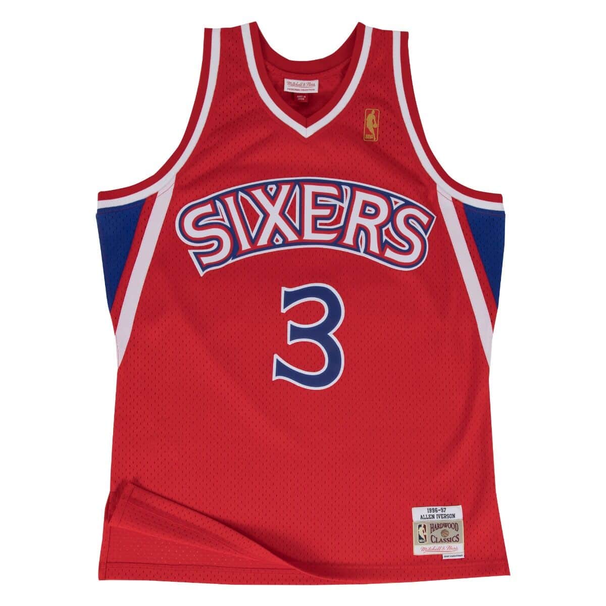 NBA Swingman Jersey Philadelphia 76ers Road 1996-97 Allen Iverson
